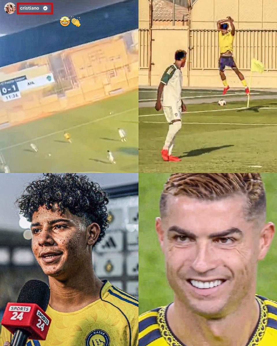 Cristiano Ronaldo Jr. U-17 brace