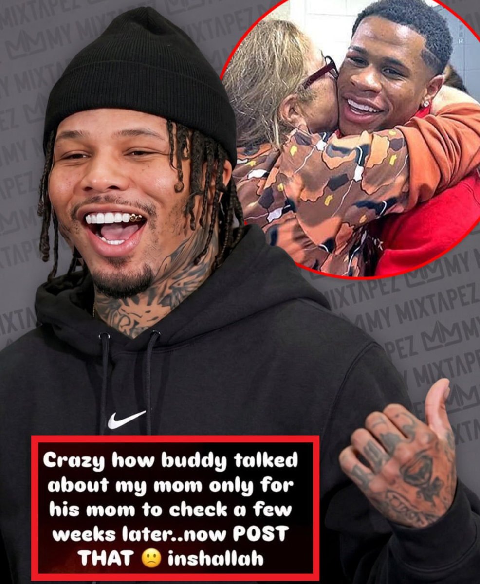 Gervonta Davis Devin Haney mom exchange
