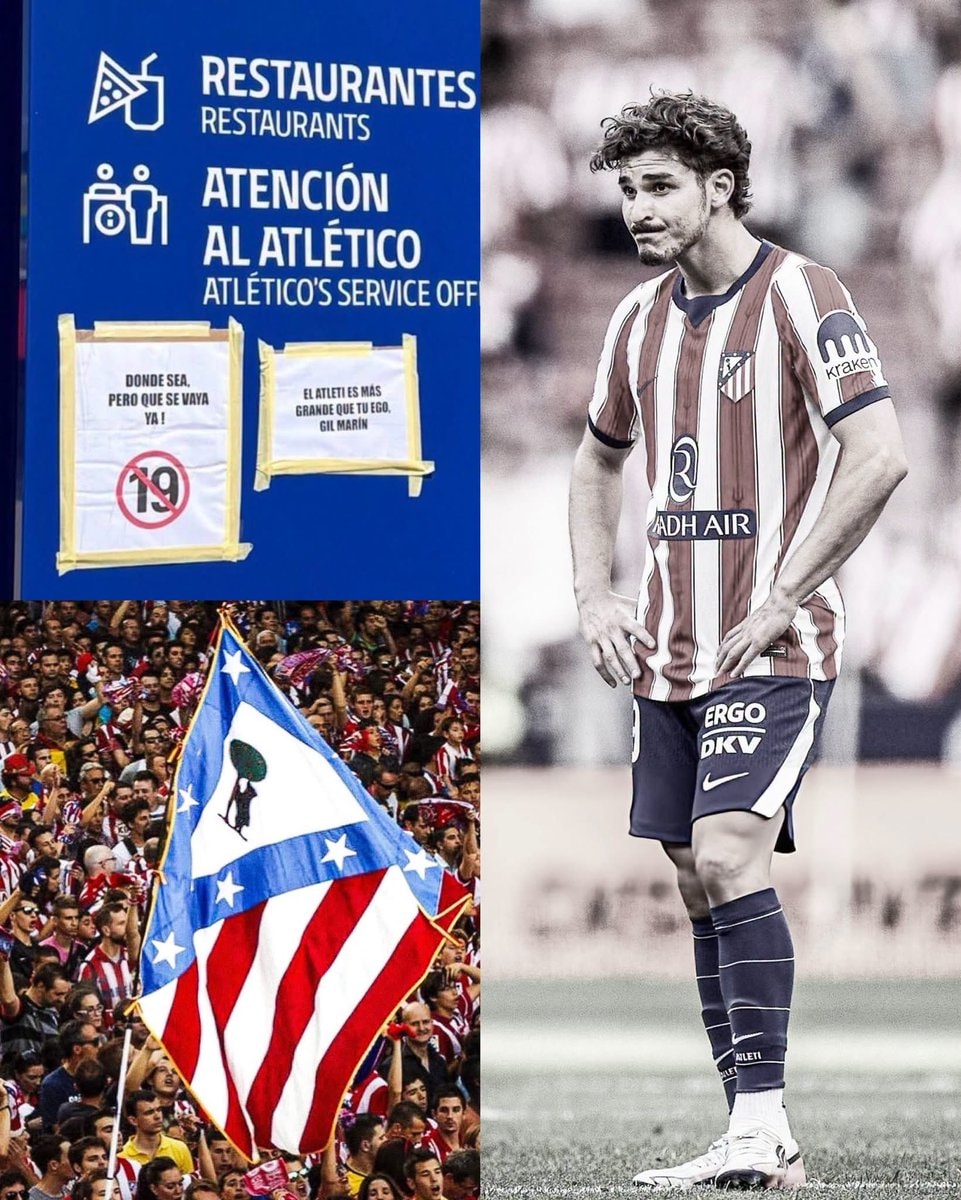 Atlético de Madrid fans protest Julián Álvarez