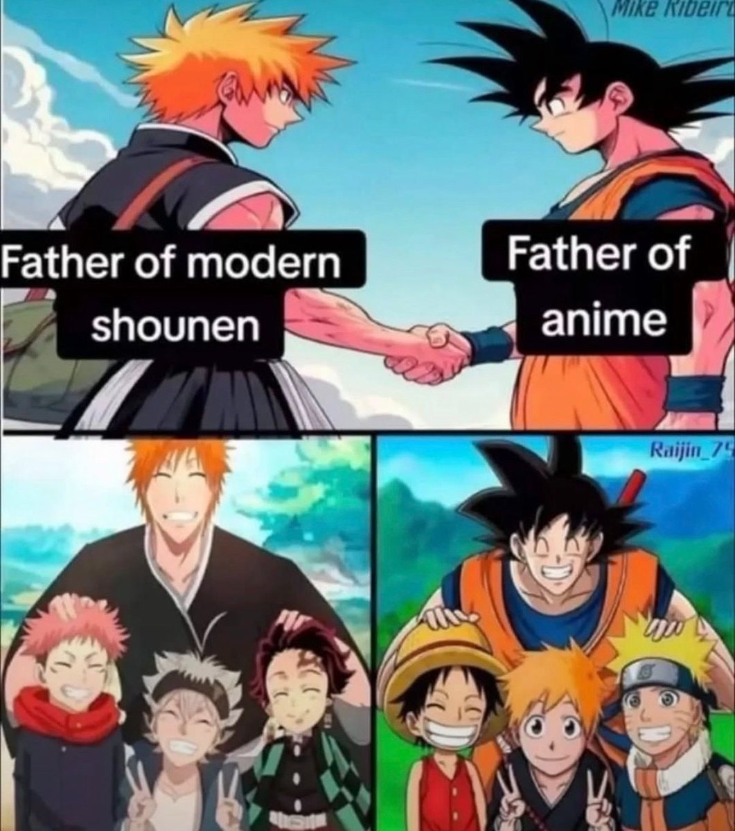 anime GOATS meme