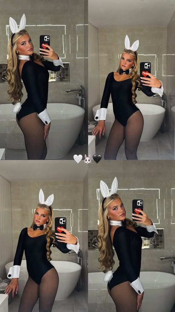 Phoebe Prentice bunny costume