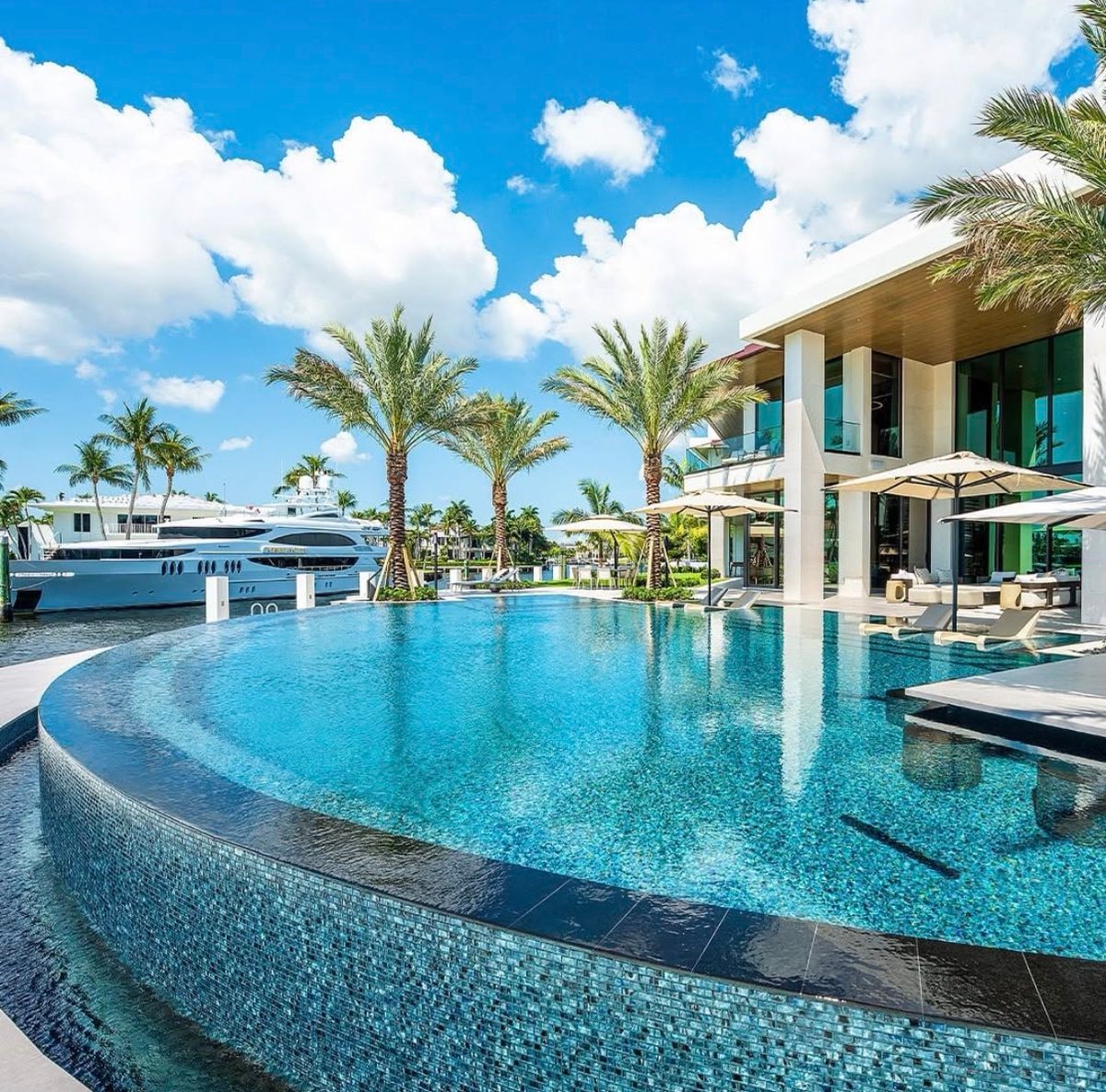 Luxury Waterfront Mansion Sunset (photo 2 of 4)