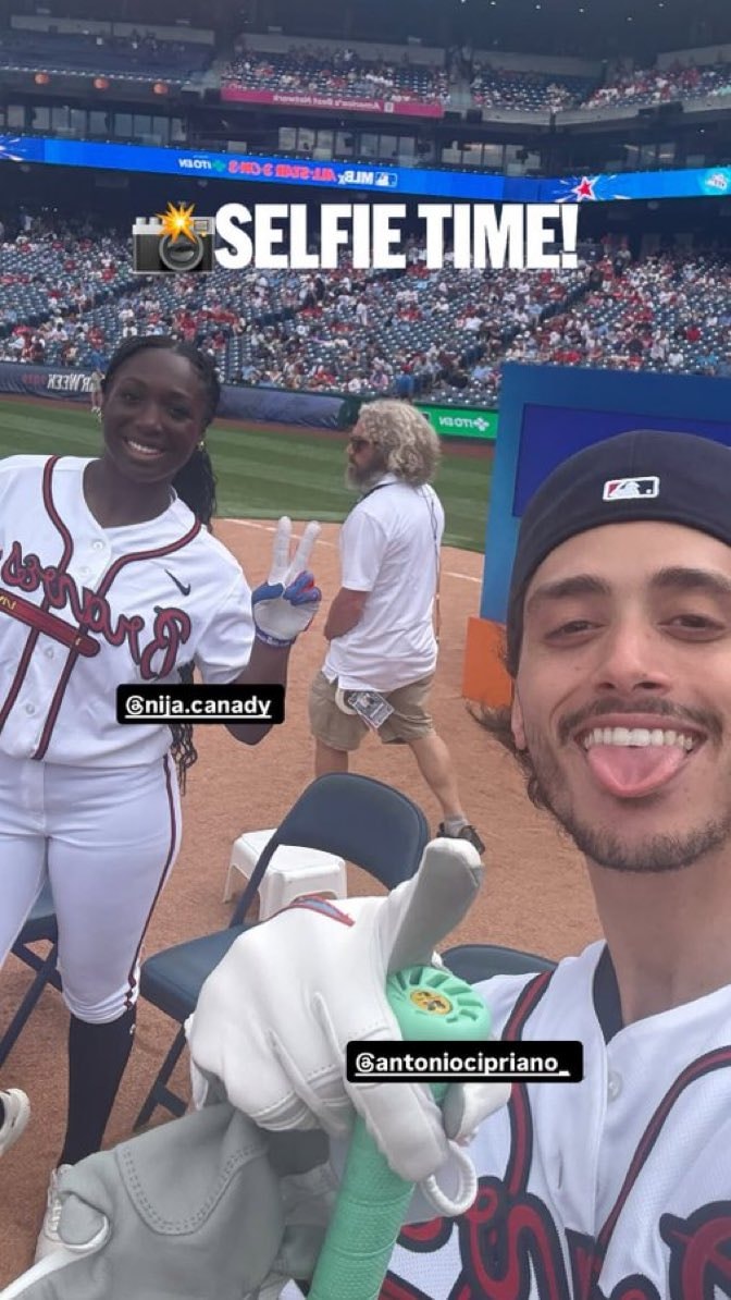 Antonio Cipriano NiJaree Canady selfie