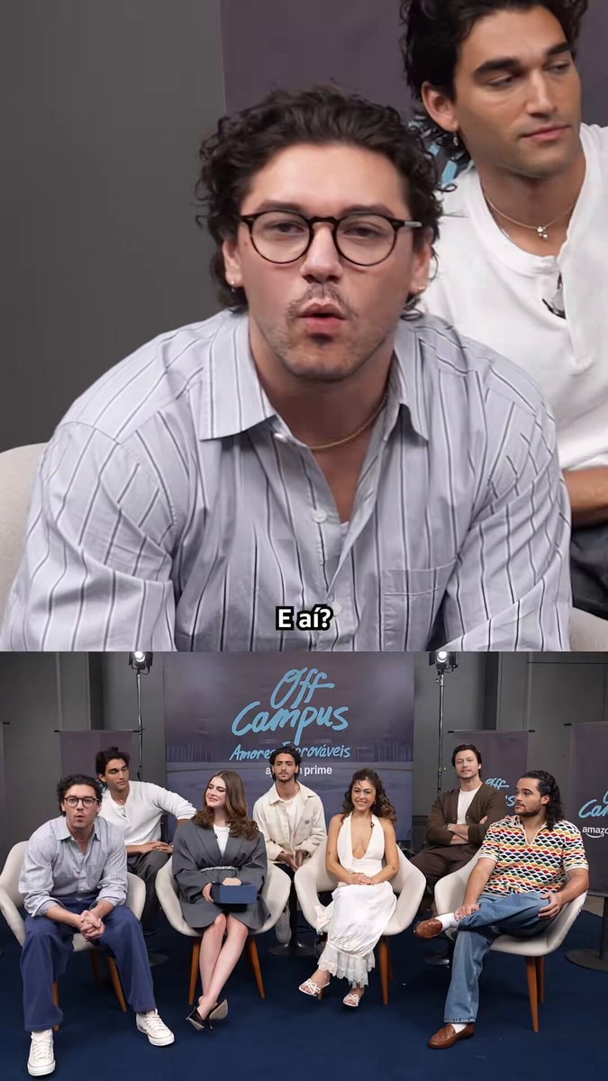 Off Campus cast interviews Prime Video Brasil Off Campus cast interviews Prime Video Brasil