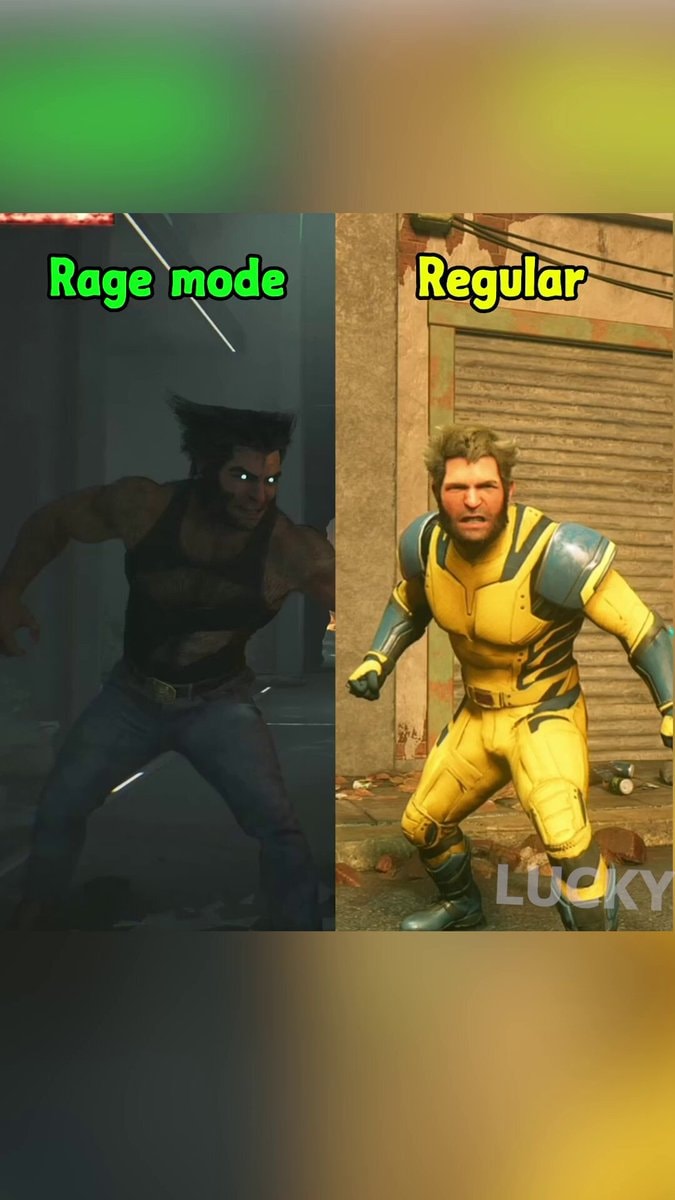 Wolverine rage state animation by Insomniac