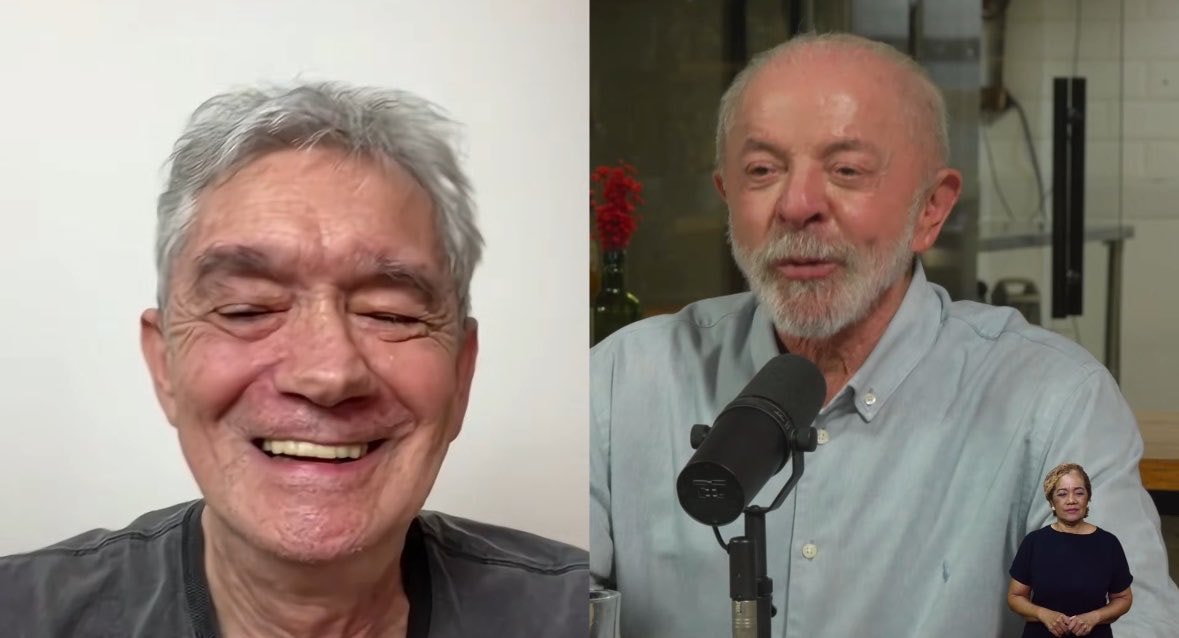 Serginho Groisman Lula live