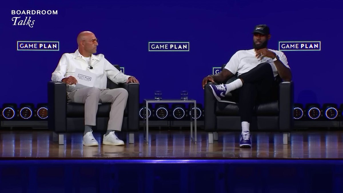 LeBron James on his son