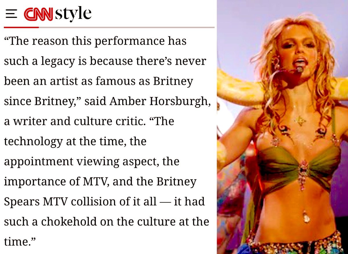 Britney Spears 2001 VMAs performance