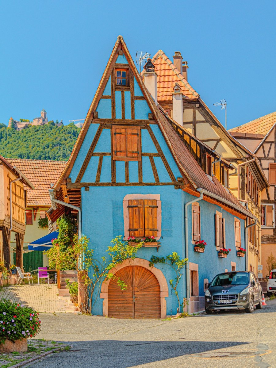 Strasbourg France colorful half-timbered street (photo 3 of 4)