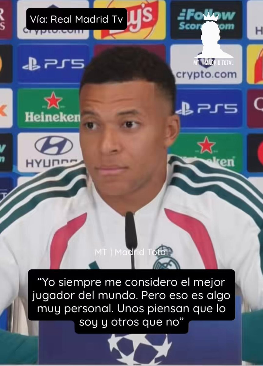Mbappé on being the best player in the world