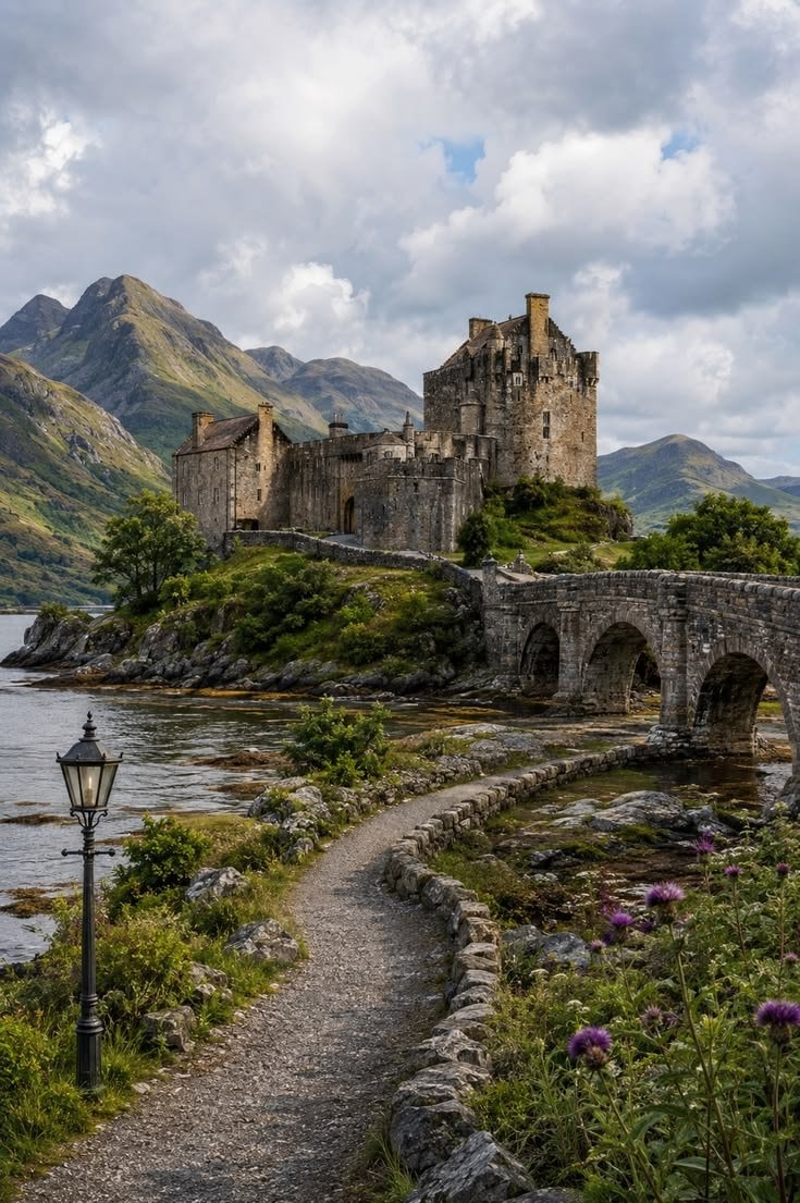 Scotland castle on rocky outcrop (photo 1 of 4)