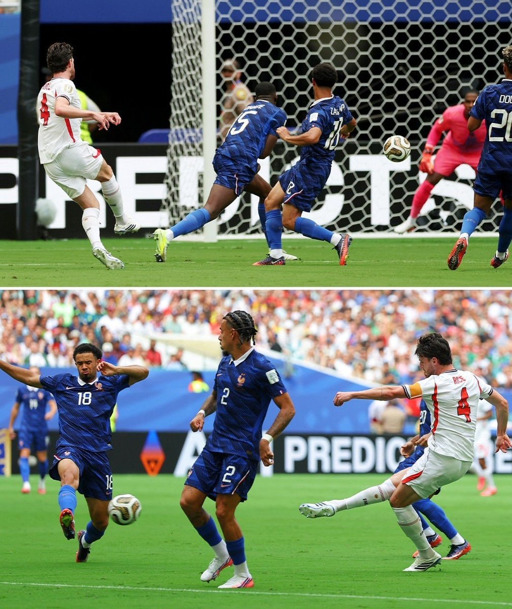 England scores first vs France