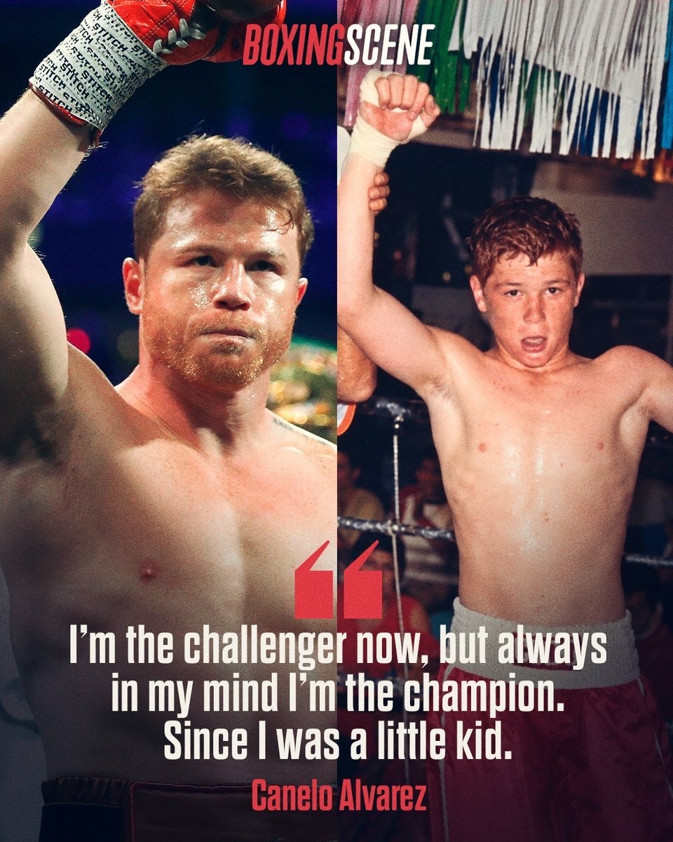 Canelo Alvarez on being the challenger