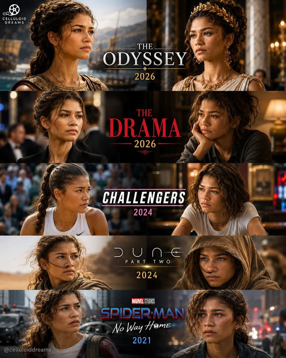Zendaya roles collage Zendaya roles collage