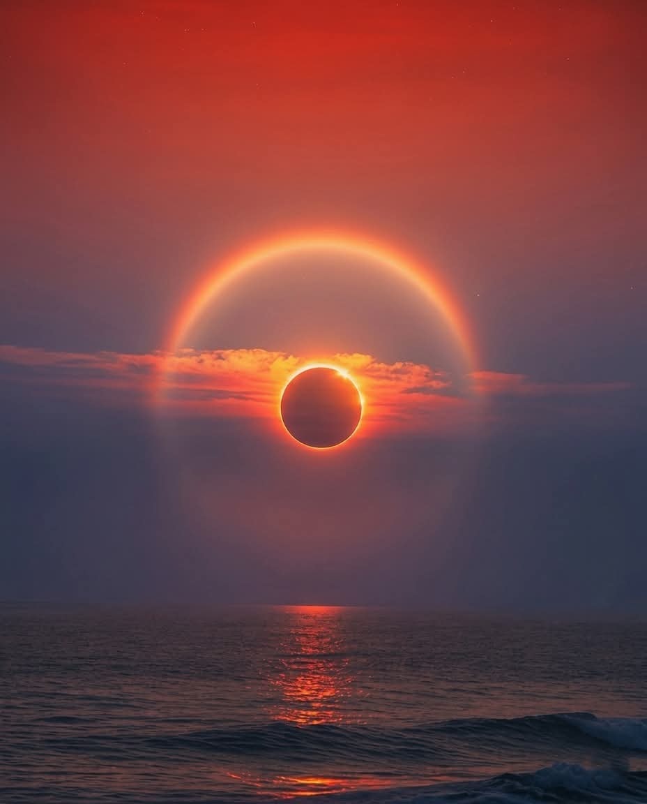 Annular Solar Eclipse Ring of Fire