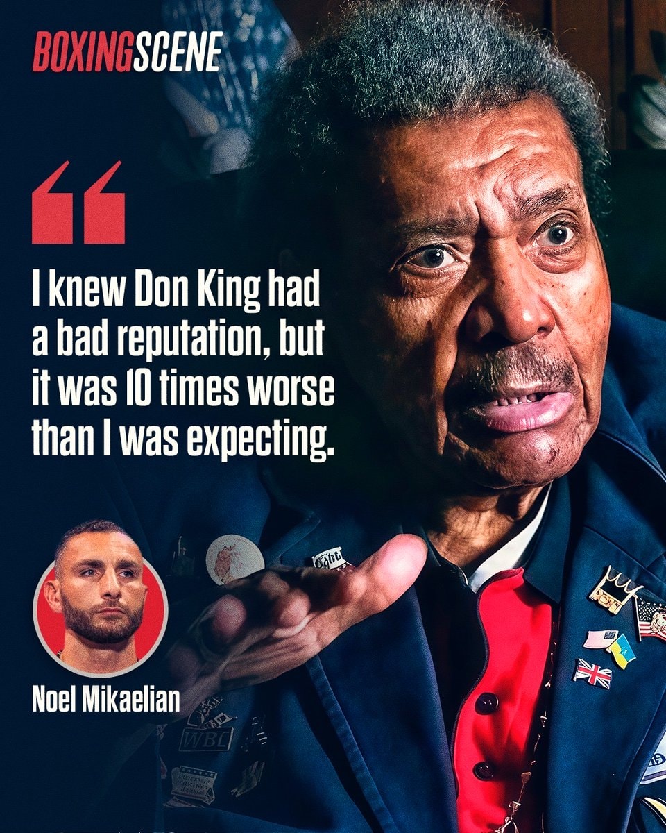 Noel Mikaelian criticizes Don King