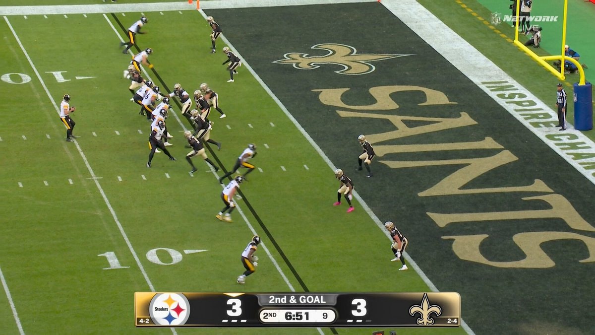 Darrell Washington goal line coverage