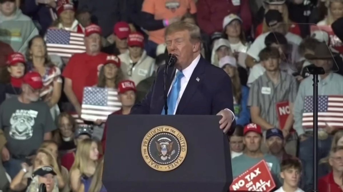 President Trump interrupts Abdul El Sayed interview