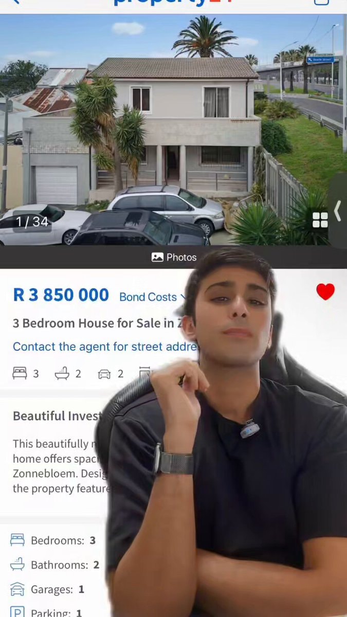 Cape Town property near highway