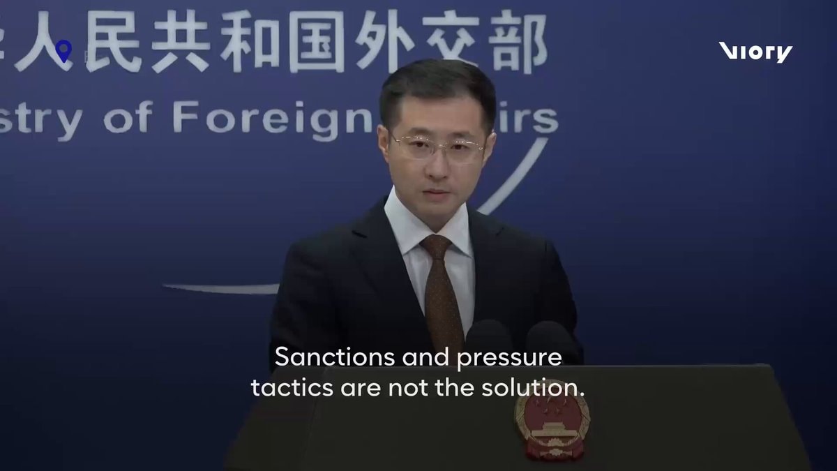 China condemns US pressure on Iran