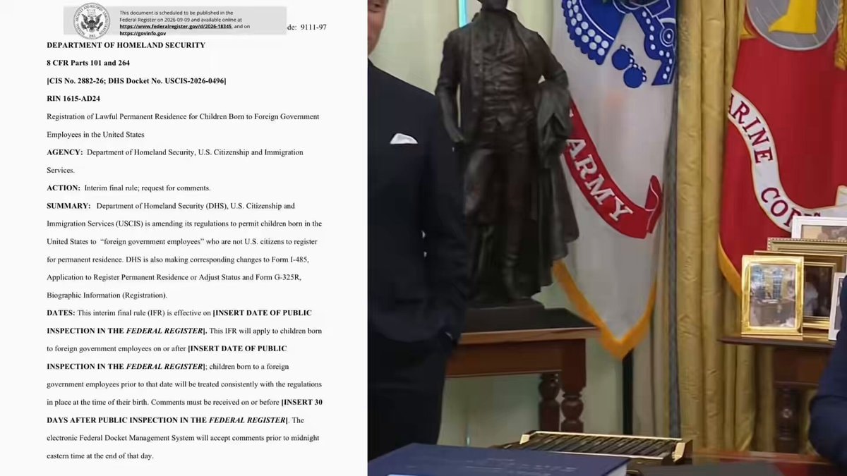DHS interim final rule birthright citizenship