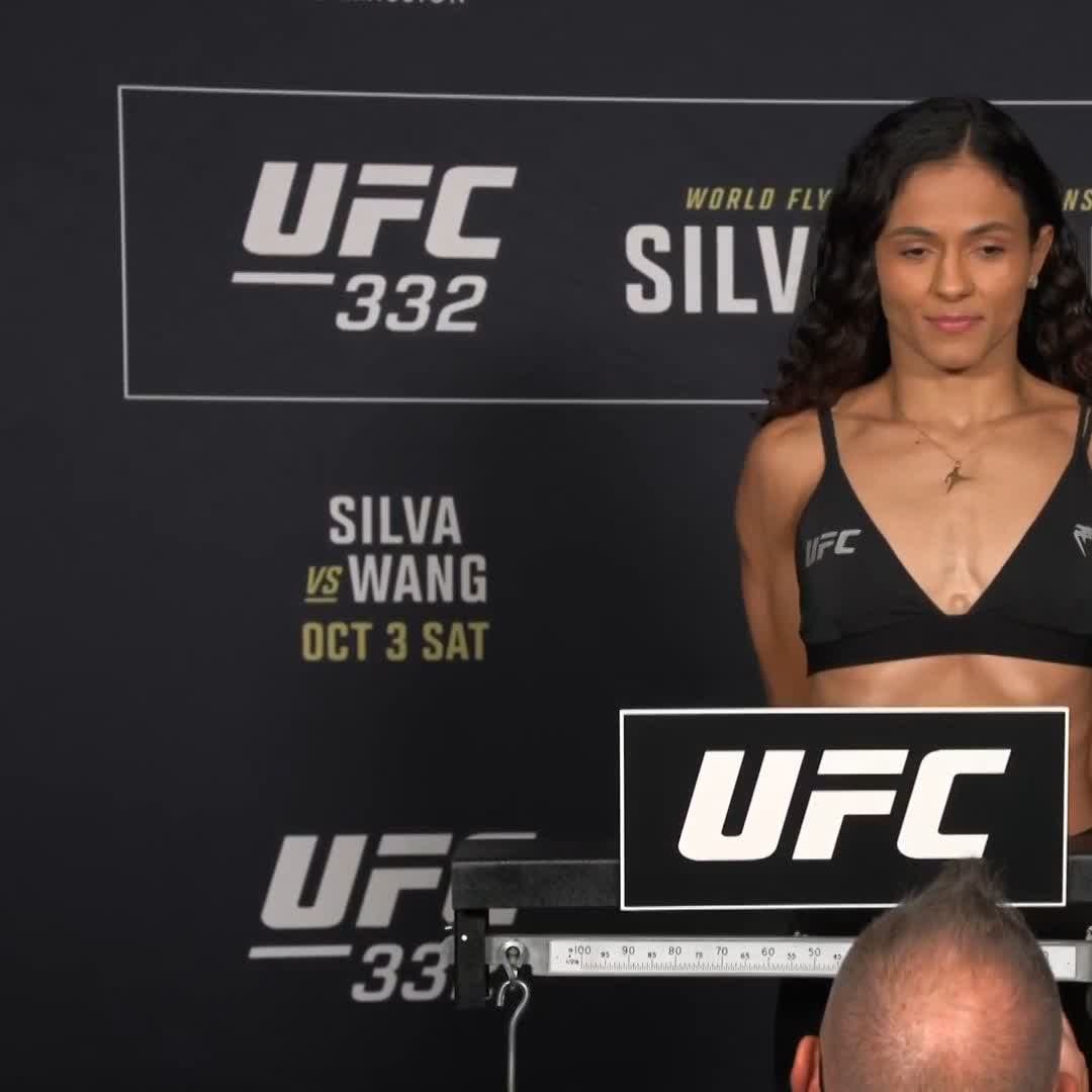 Natalia Silva UFC 332 weigh-in