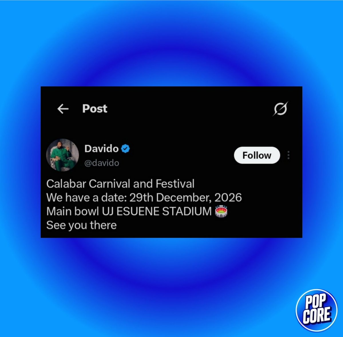 Davido Calabar Carnival 2026 (photo 2 of 2)
