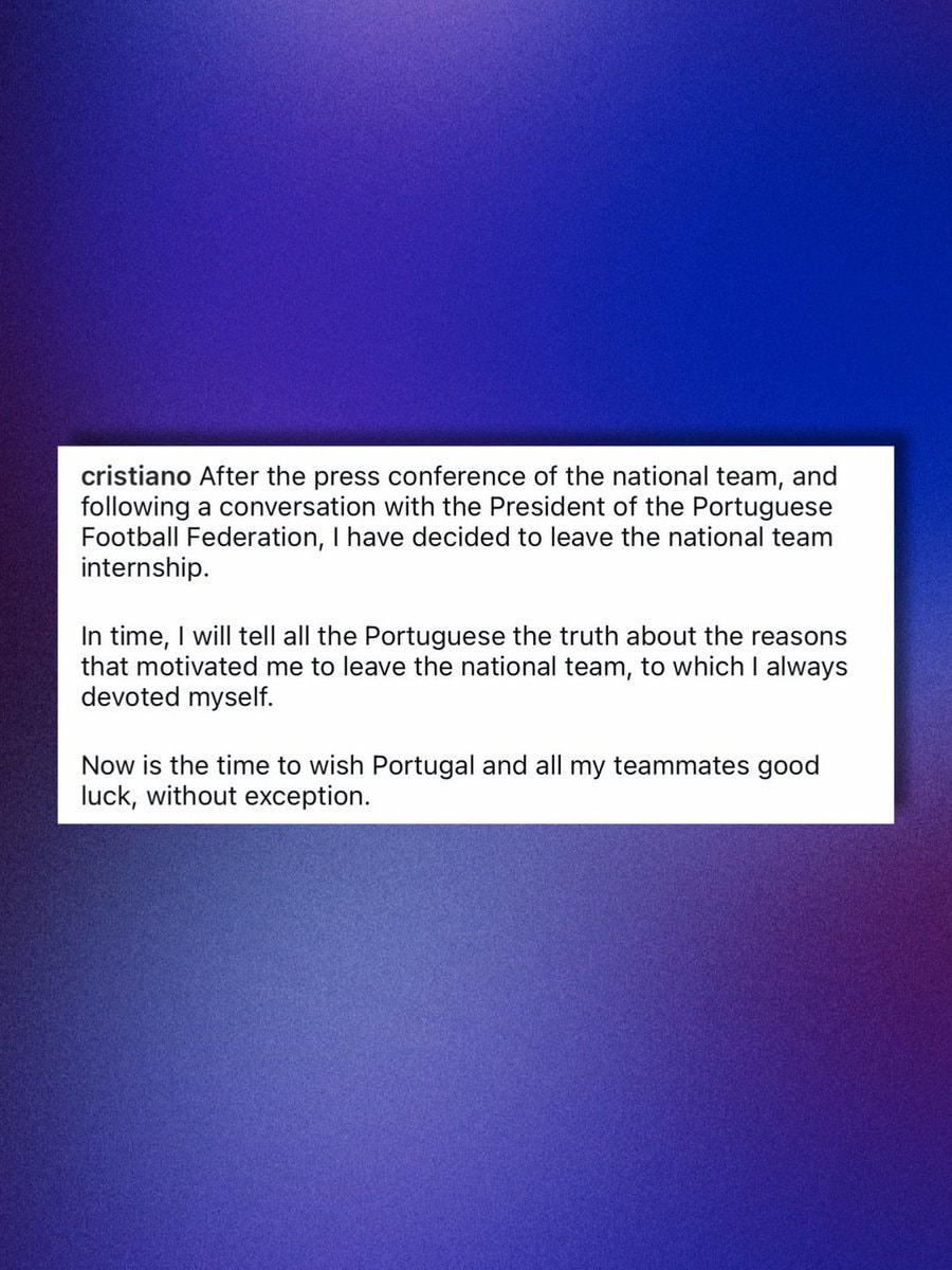 Cristiano Ronaldo leaves Portugal national team (photo 2 of 2)