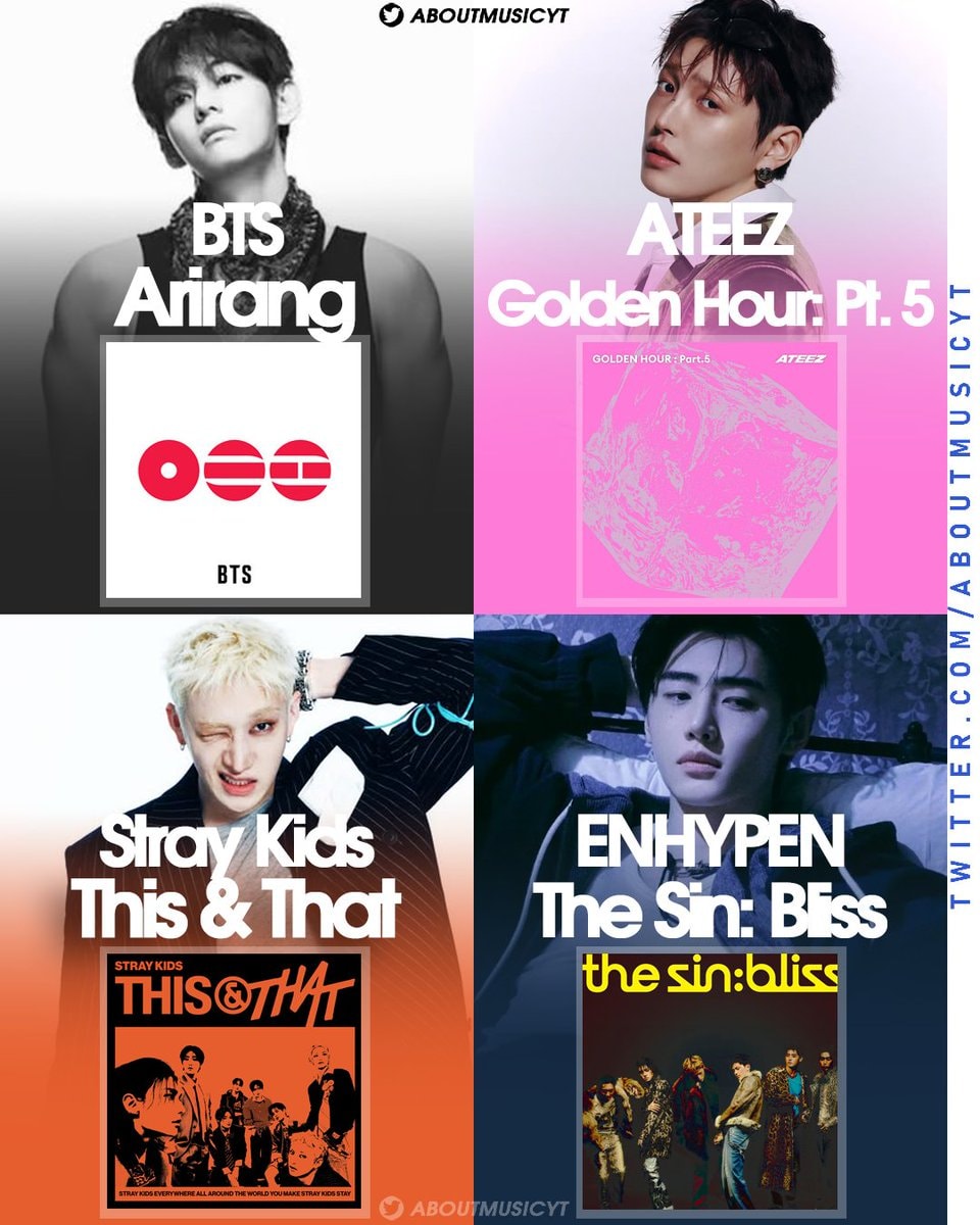 K-pop Billboard 200 #1 Albums 2026