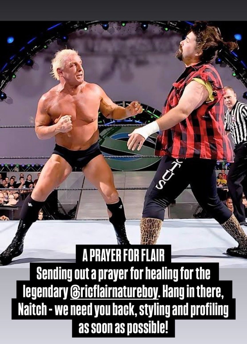 Mick Foley sends prayers to Ric Flair
