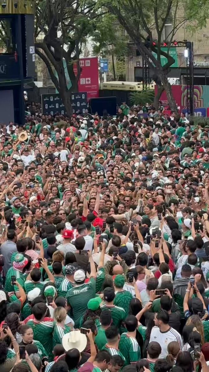2026 World Cup Mexico fans crowdsurf Korean fan