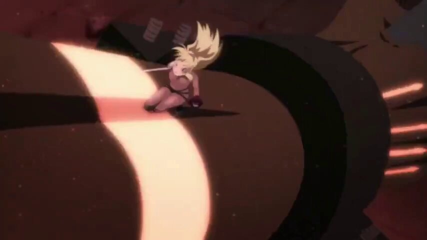 anime intense action scene