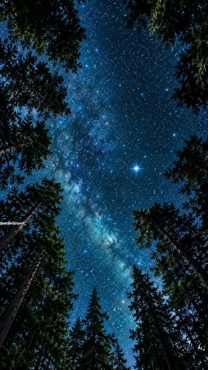 star-filled night sky