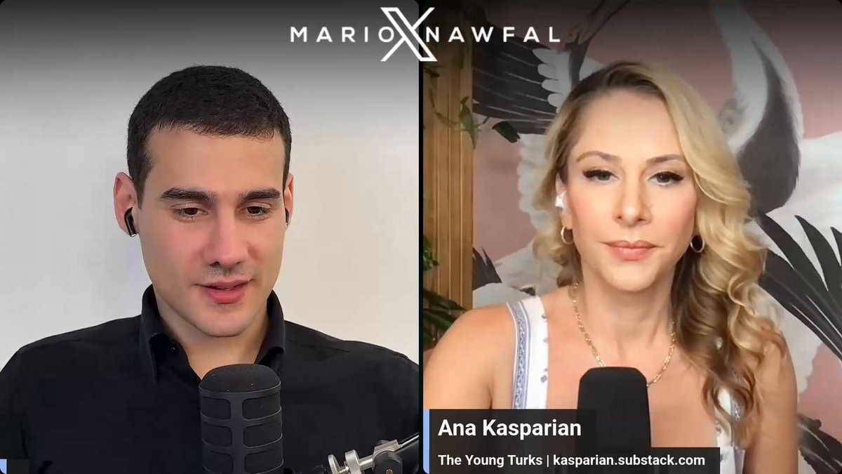 Ana Kasparian on Mario X Nawfal