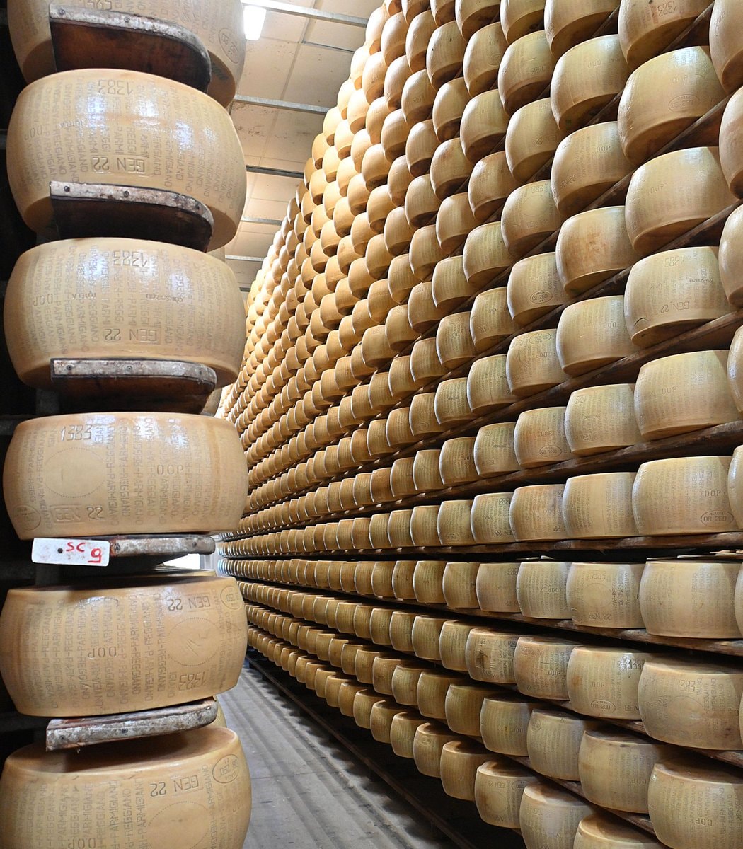 Italy Parmesan cheese banks melting (photo 1 of 2) Italy Parmesan cheese banks melting (photo 1 of 2)