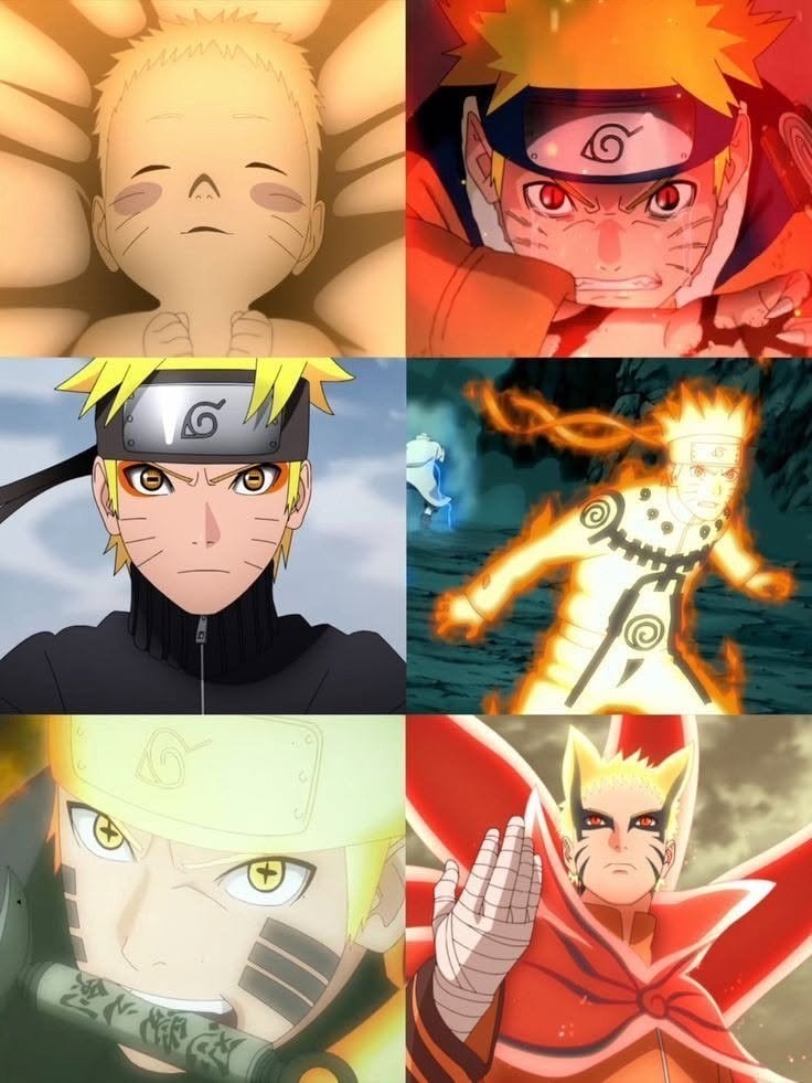 Naruto birthday collage