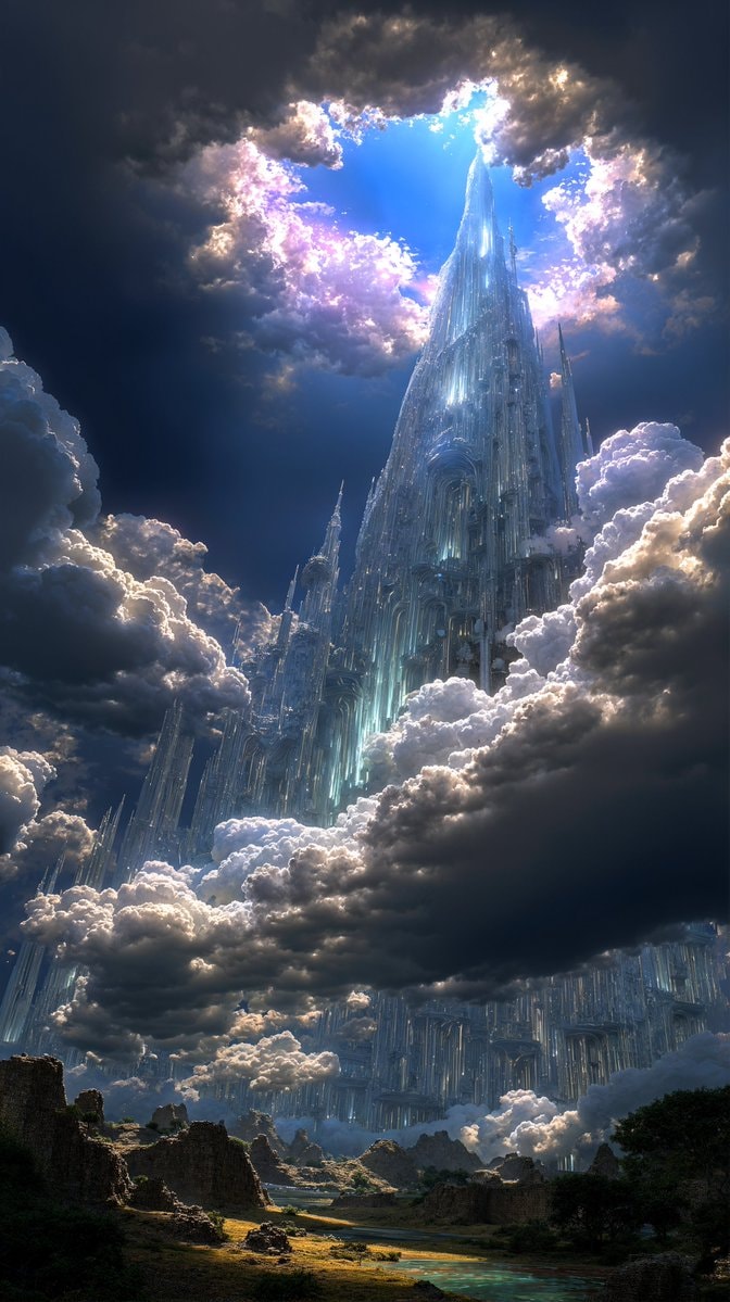 Perfect Clouds Futuristic Cityscape (photo 2 of 2)