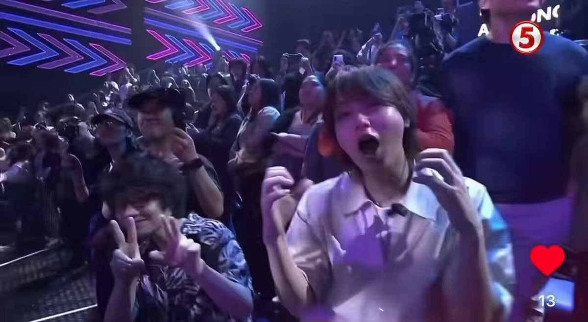 crowd moment