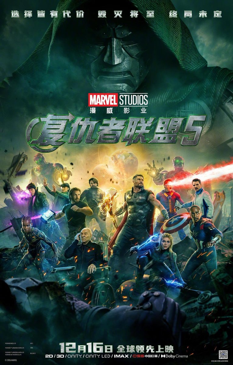 Avengers: Doomsday China Poster
