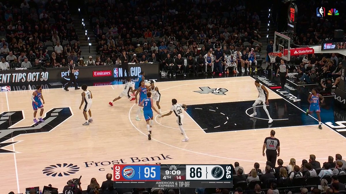 Victor Wembanyama block on Jalen Williams