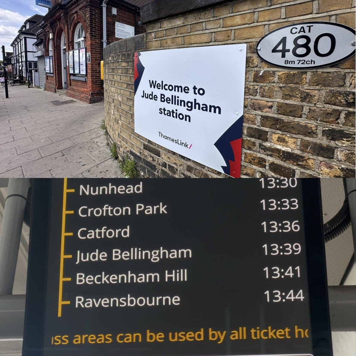 Jude Bellingham station London (photo 2 of 2)