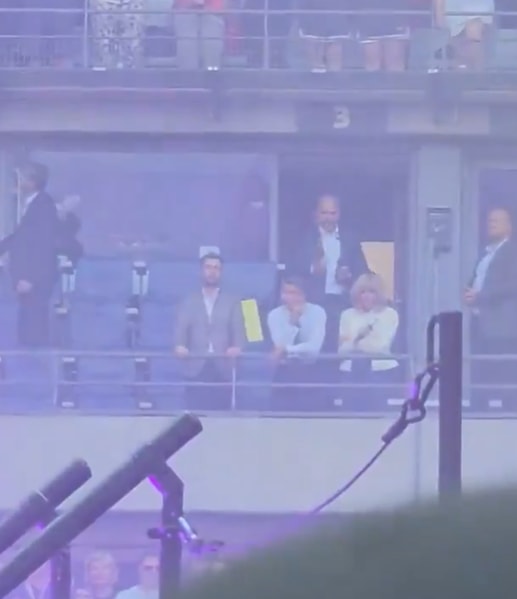 Macron and Brigitte Macron attend BTS concert (photo 2 of 2)