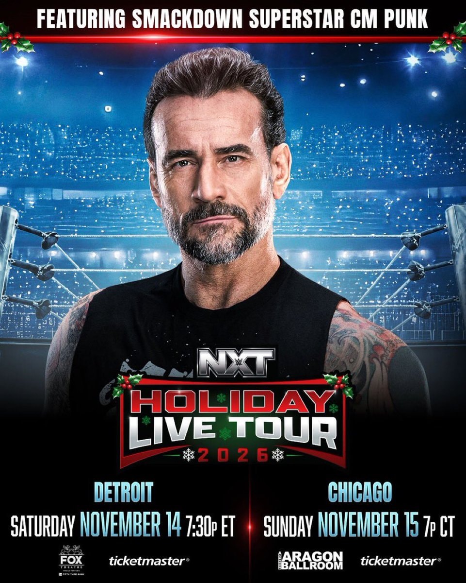 CM Punk NXT Holiday Live Tour