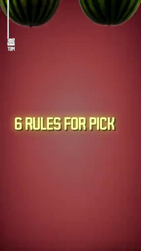 how to pick a watermelon