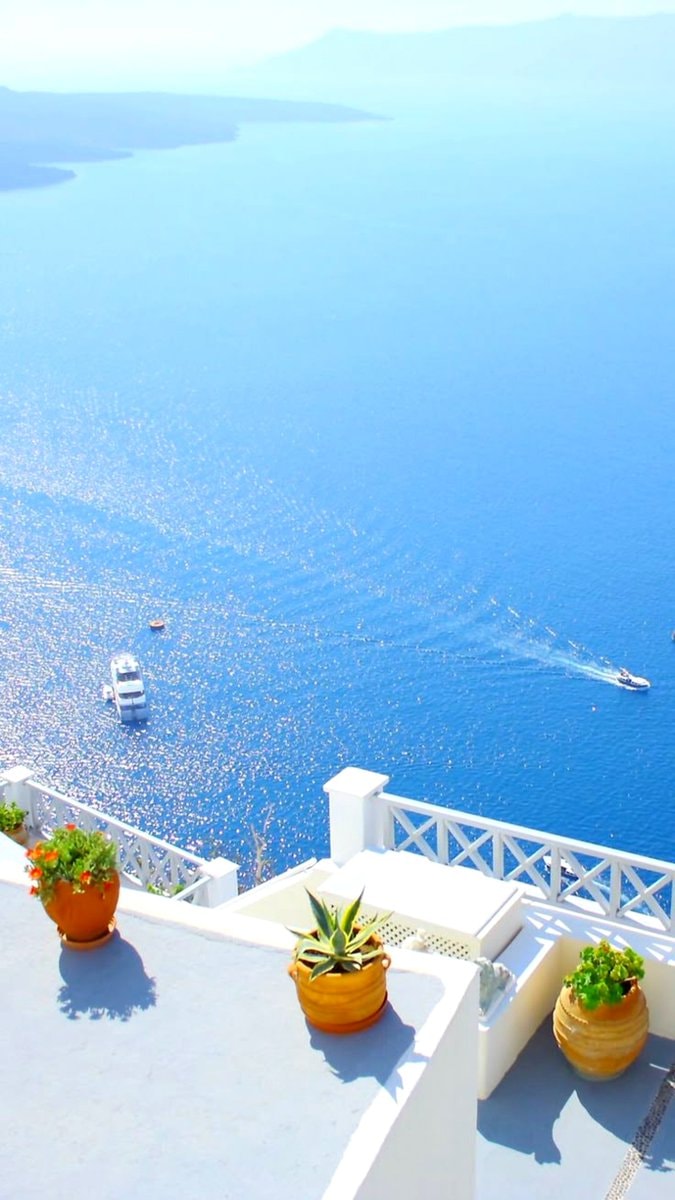 Santorini Greece view