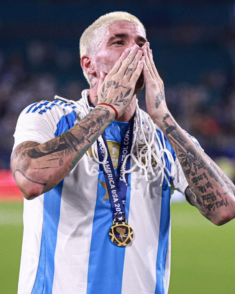 De Paul on Messi's message after Copa América final