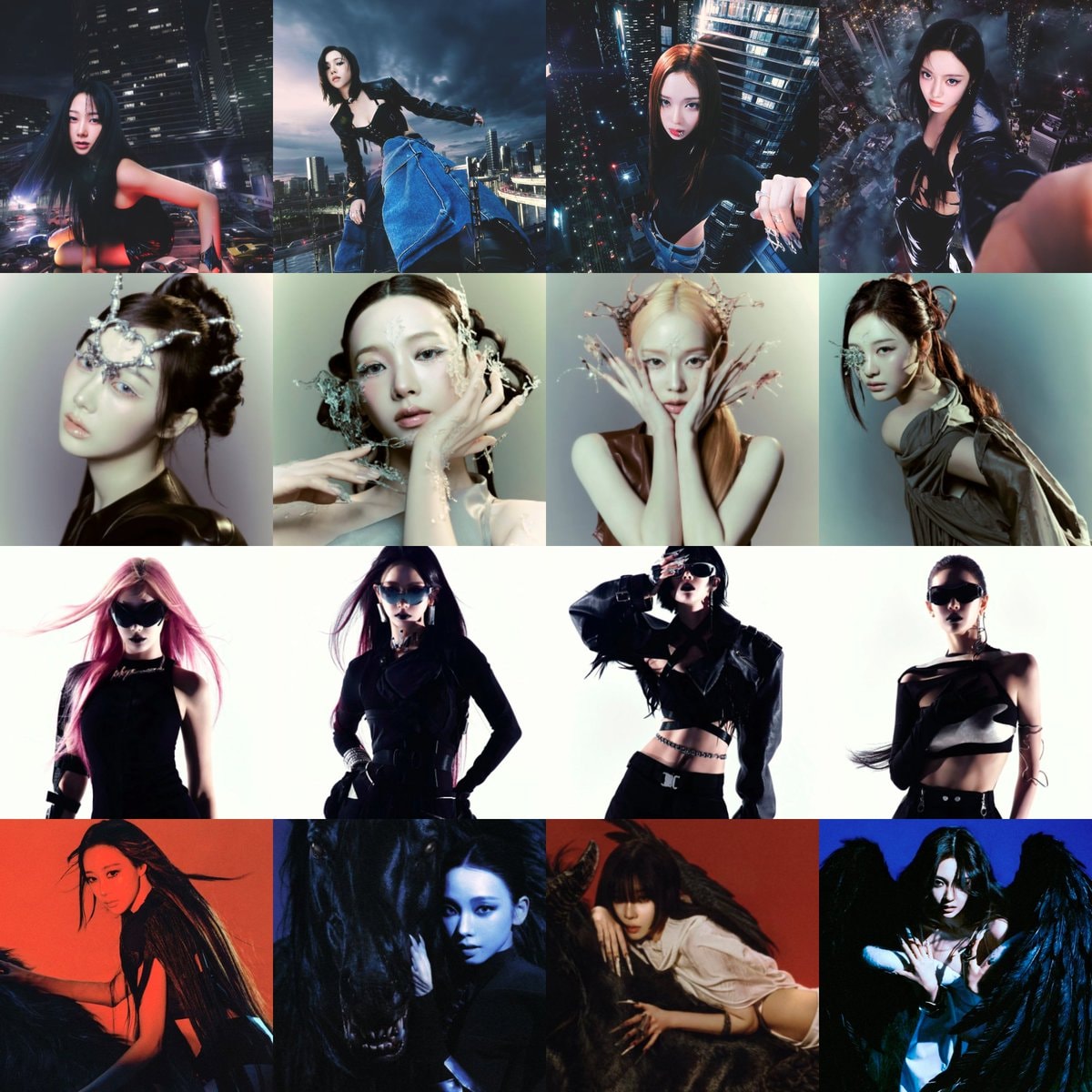 aespa concept photos through the years (photo 2 of 2)