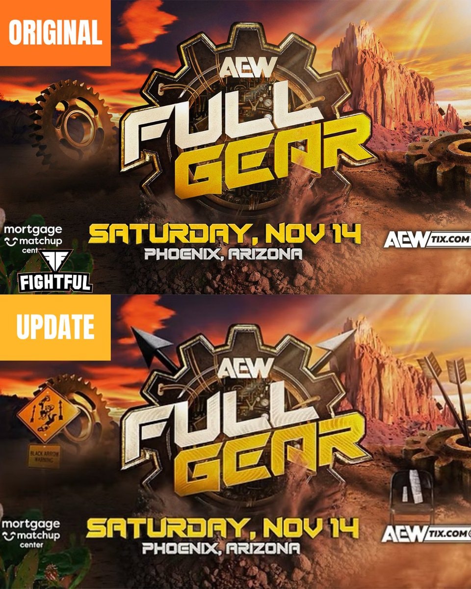 AEW Full Gear poster update