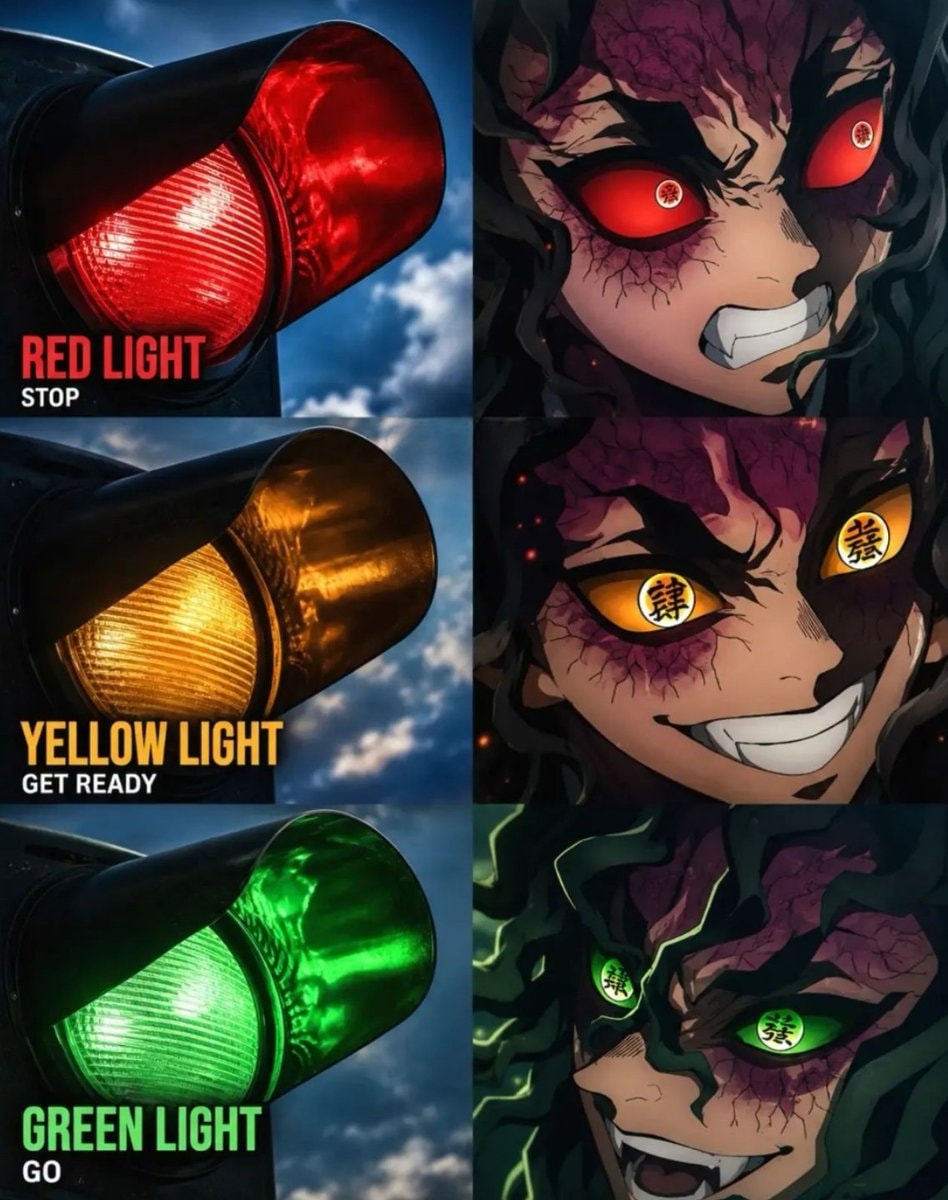Upper Moon 4 traffic light meme