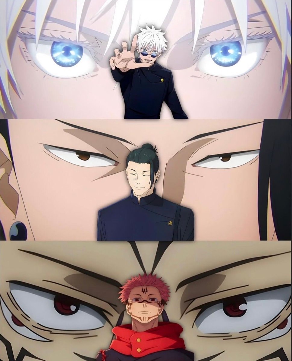 Gojo Geto Sukuna Jujutsu Kaisen edit